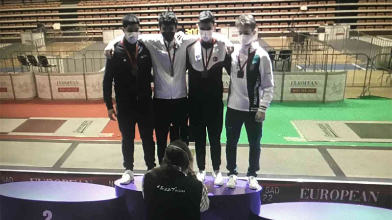 Bursalı eskrimci Avrupa üçüncüsü oldu