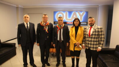 Osmangazi Yörük Kültür Dayanışma Derneği’nden OLAY Medya’ya ziyaret