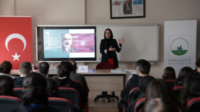 Osmangazi’den İstiklal Marşı söyleşisi