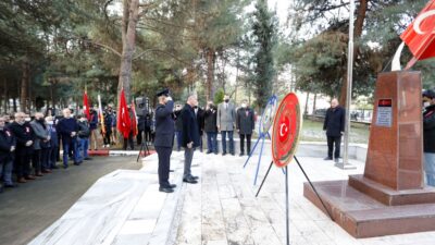 Çanakkale Zaferi’nin 107. yılında şehitlerimiz İnegöl’de minnetle anıldı