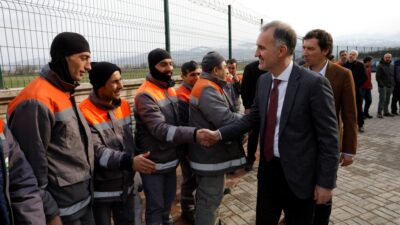 İnegöl Belediyesi, temizlik işleri idari binası hizmete girdi