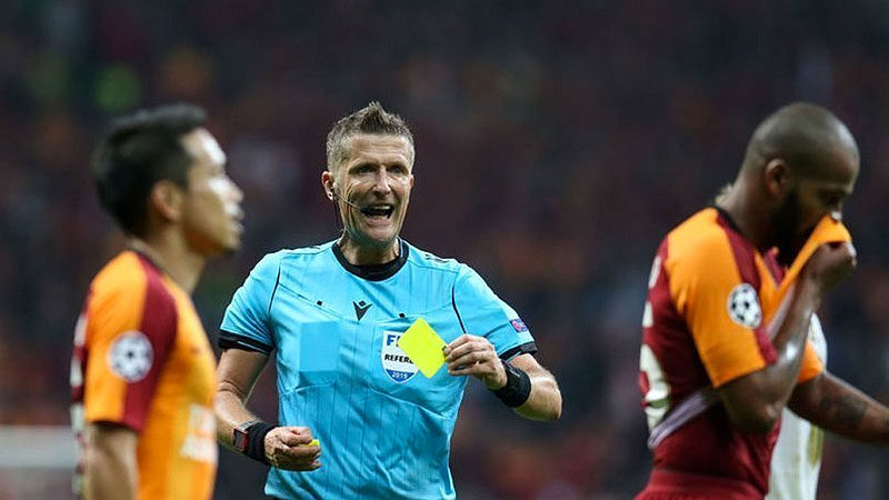 Galatasaray-Barcelona maçının hakemi belli oldu Galatasaray'ın UEFA Avrupa Ligi son 16 turu rövanşında 17 Mart