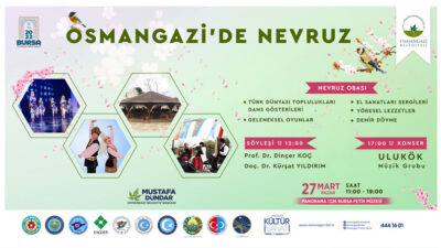 Kültür sanat programlarını aralıksız sürdüren Osmangazi Belediyesi, Nevruz kutlamaları kapsamında