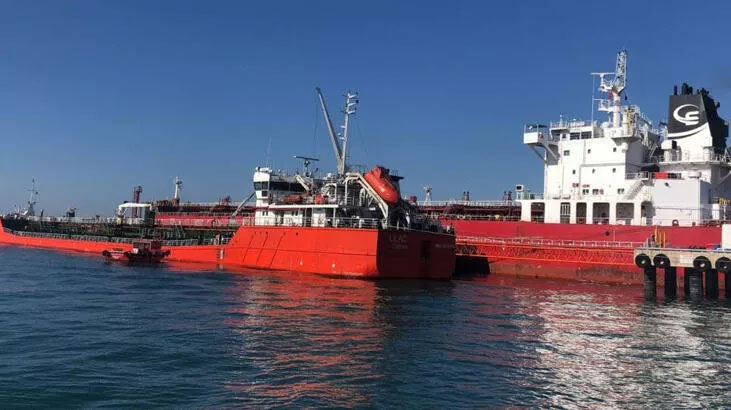 Ayçiçek yüklü ilk gemi Mersin’e ulaştı