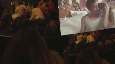 Bergen filminde skandal! ‘Dilber Ay’ın oğluyum’ dedi, sahneye fırladı