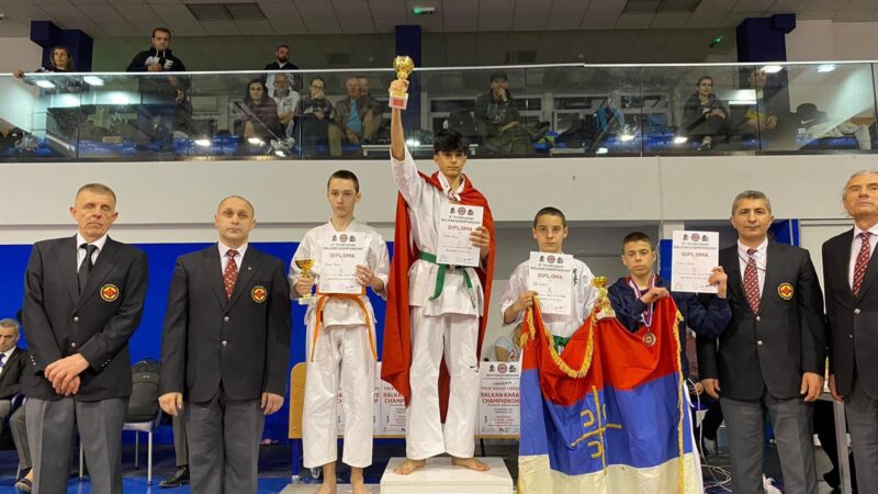 Sırbistan'ın başkenti Belgrad'da düzenlenen 8. Kyokushin Karate Balkan Şampiyonası'nda Türkiye