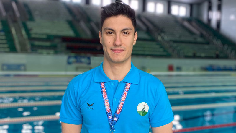 Osmangazi Belediyespor Yüzme Takımı sporcularından Ceyhun Emin Tansık, Uluslararası 3.