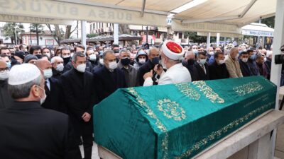 Bursaspor Başkanı Banaz’ın babasına son görev…