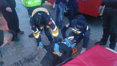 Bursa’da kamyon kazası! Yaşlı adam ağır yaralandı…