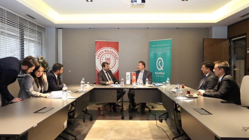 Gürsu gençlik projeleri KalDer ile taçlandıracak Gürsu Belediyesi ve KalDer arasında imzalanan “Genç İstihdamın Beceri ve
