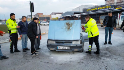 Bursa’da korku dola anlar! Seyir halindeyken…