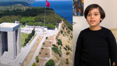 Bursalı minik Kayra’dan Çanakkale Türküsü