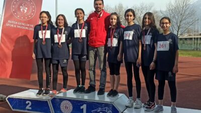 Mudanyalı atletler final için koştu