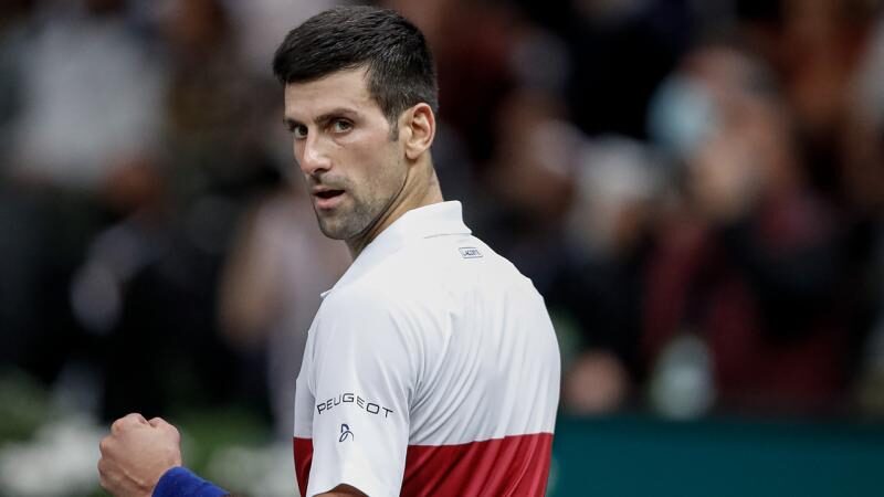 Tek erkeklerde dünya iki numarası Sırbistanlı tenisçi Novak Djokovic, Miami