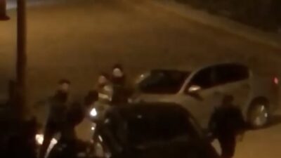 Bursa’da trafikte başlayan tartışma kavgaya dönüştü… O anlar kamerada