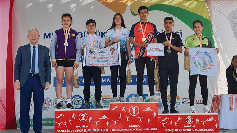 İnegöl Belediye Spor Kulübü DOSTUM Oryantiring Takımı, Marmaris’te yapılan 3.