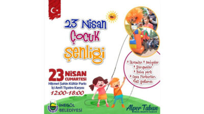 İnegöl’de 23 Nisan dolu dolu geçecek