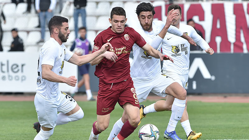 İnegöl umudunu yitirmiyor Play-off ile olan puan farkı 7 olan bordo beyazlılar kalan