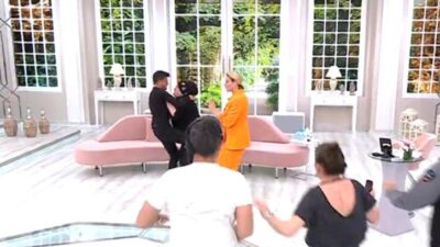 Canlı yayında ortalık karıştı!