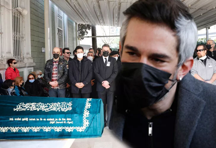 Koray Candemir annesini toprağa verdi! Annesi 9. kattan düşerek hayatını kaybetmişti