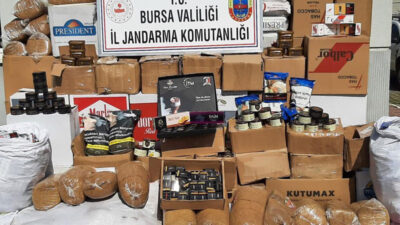 Bursa’da kaçak sigara operasyonu
