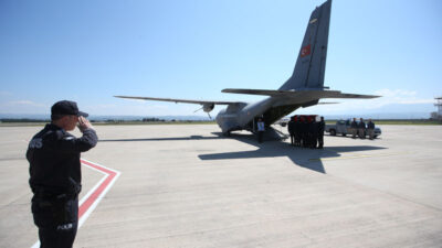 Bursa’da şehit düşen infaz koruma memurunun cenazesi Ağrı’ya gönderildi