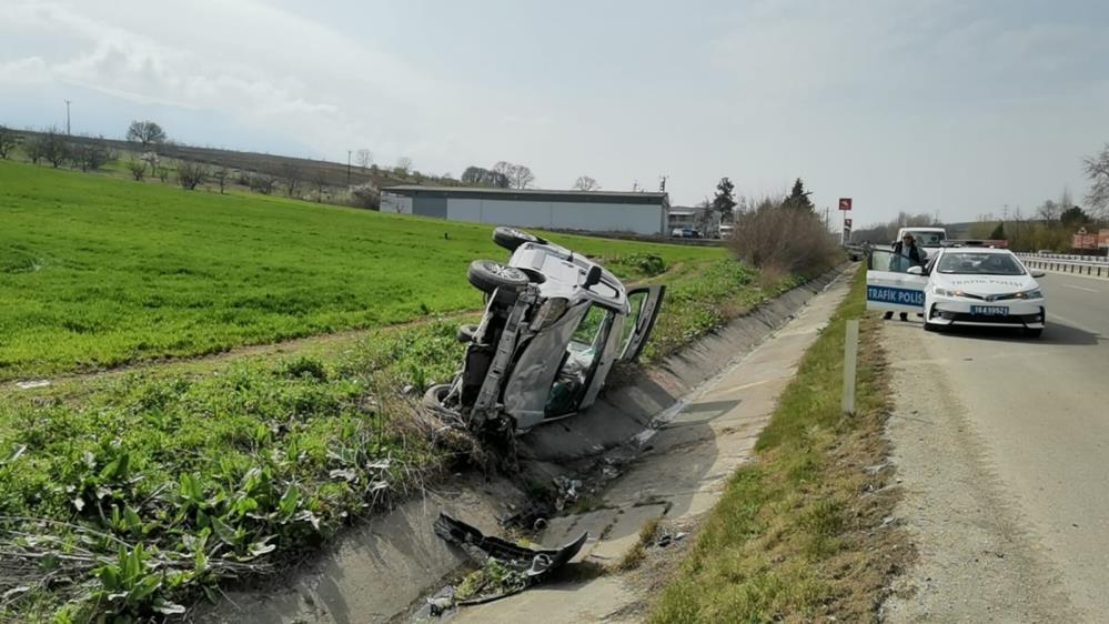 Bursa’da feci kaza 2 yaralı