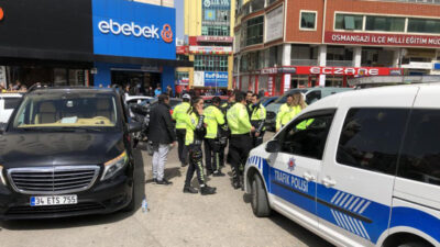 Bursa’da kaza: İki polis yaralı