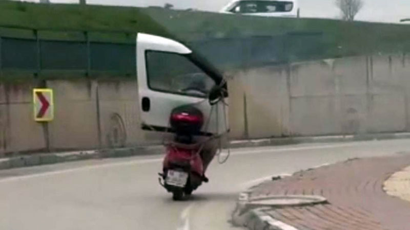 Bursa’da ilginç görüntü