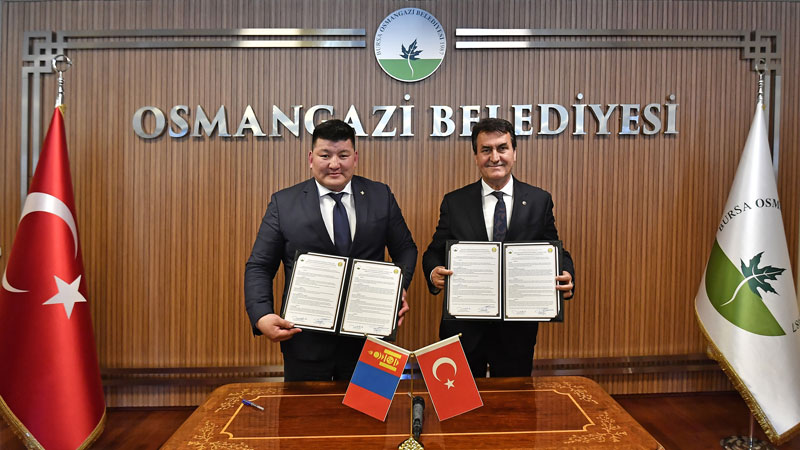 Osmangazi’ye Moğolistan’dan kardeş şehir