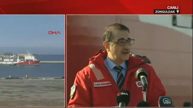 Yavuz sondaj gemisi Karadeniz’e açıldı