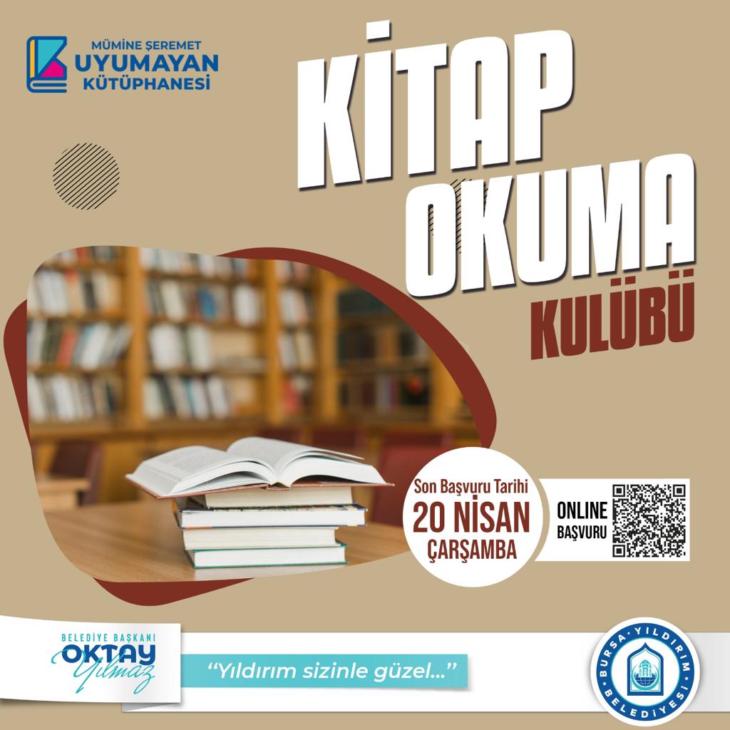 Yıldırımlı kitapseverlere 'Kitap Okuma Kulübü 1 YB