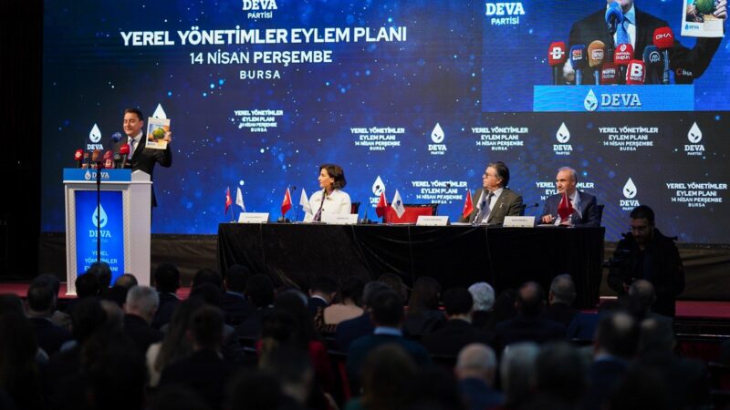 DEVA Partisi Genel Başkanı Ali Babacan, partisince hazırlanan "Yerel Yönetimler