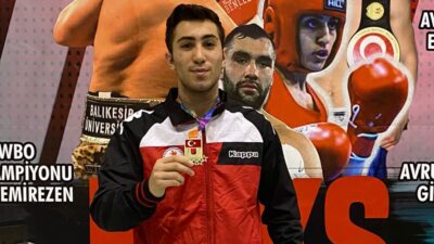 Bursasporlu boksör Yiğit Üs’ten bir şampiyonluk daha