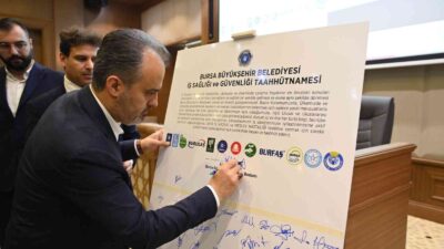 Bursa Büyükşehir’de hedef, sıfır iş kazası