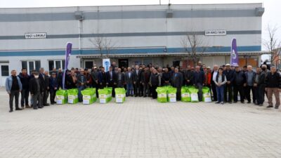 İnegöl Belediyesi’nden yağlık ayçiçeği üretimine dev destek