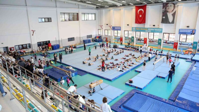 Nilüfer Uluslararası Spor Şenlikleri’nin jimnastik, futbol, petank ve basketbol branşına