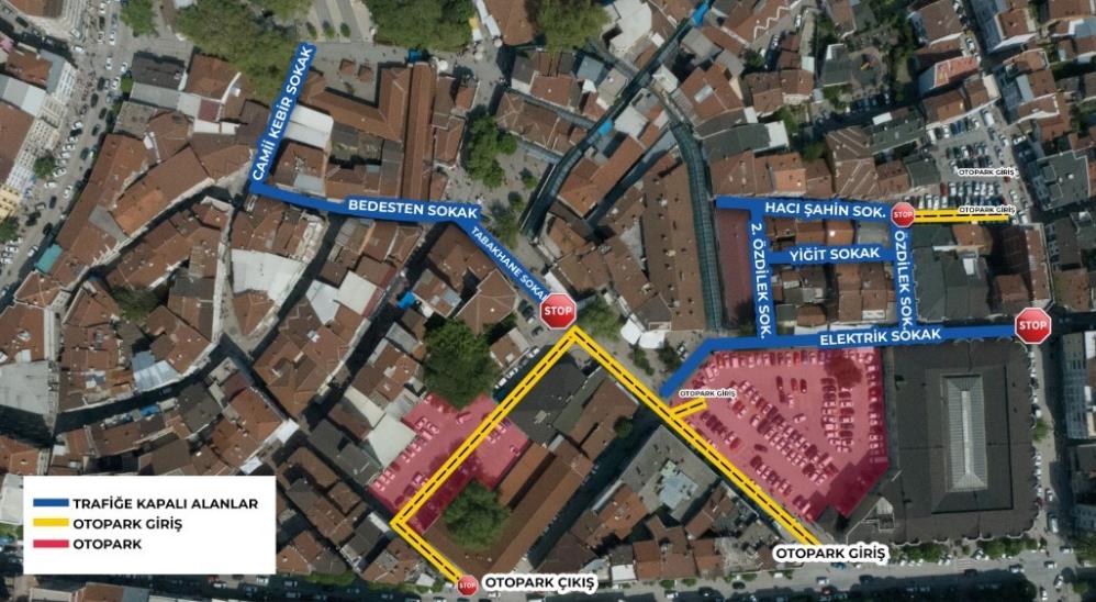 Bursa’da bayram öncesi büyük indirim! 8 sokak trafiğe kapandı…