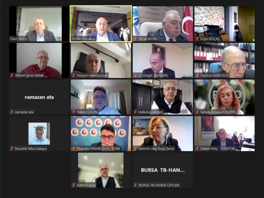 TOBB Türkiye Tarım Meclisi, sektörde yaşanan gelişmeleri istişare etti TOBB Türkiye Tarım Meclisi, sektörde yaşanan gelişmeleri istişare etti