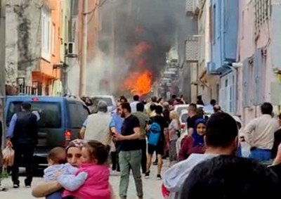 Bursa’da uçak düştü!