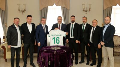 Bursaspor’dan Vali Canbolat’a ziyaret