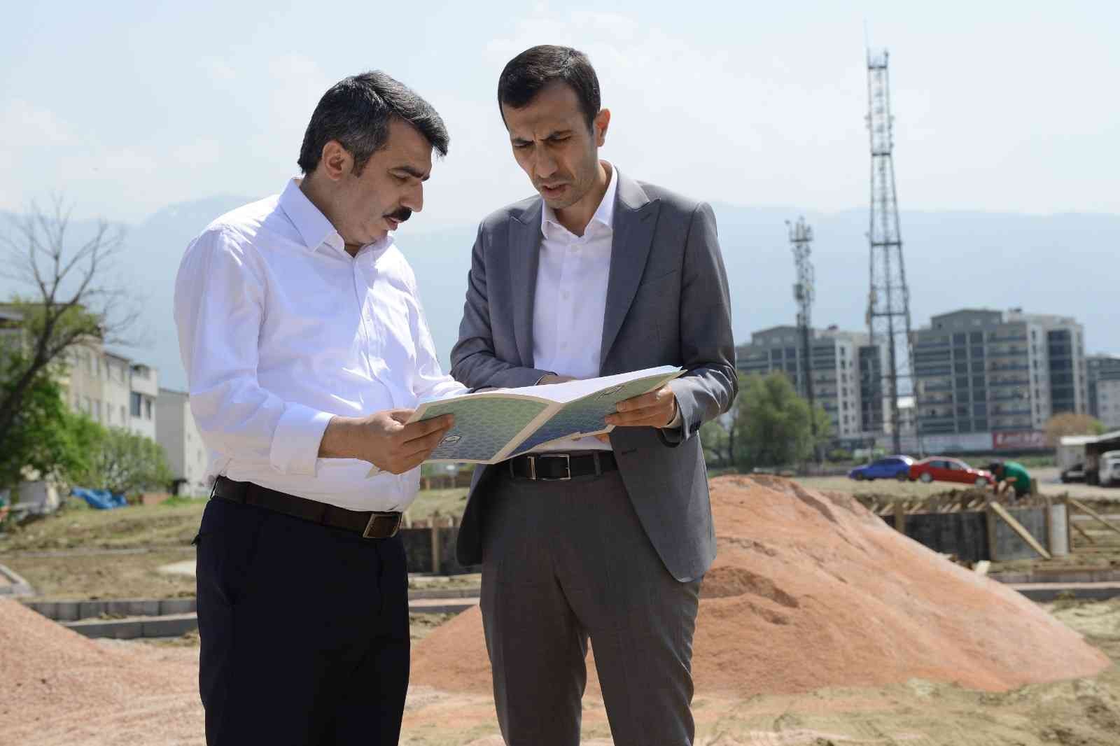 Bursa’da 2 bin 200 metrekare park yapılıyor