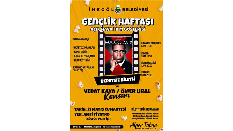 İnegöl Belediyesi’nden Gençlik Haftasına özel program İnegöl Belediyesi’nden Gençlik Haftasına özel program