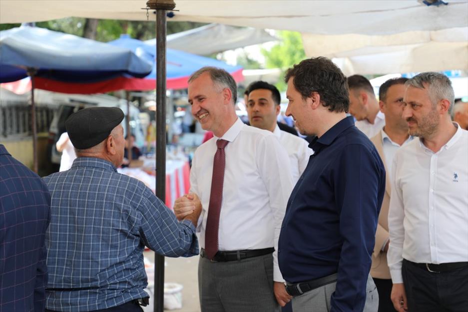 İnegöl’de Pazartesi Pazarı’nda trafik sorunu çözüldü