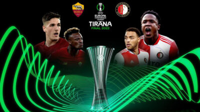 İtalya'nın Roma takımıyla Hollanda temsilcisi Feyenoord arasındaki UEFA Avrupa Konferans