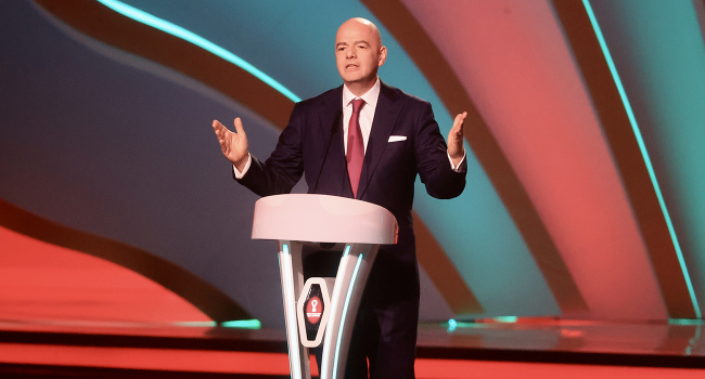 Infantino’dan birlik çağrısı FIFA Başkanı Gianni Infantino, Katar'da düzenlenecek 2022 FIFA Dünya Kupası'nın