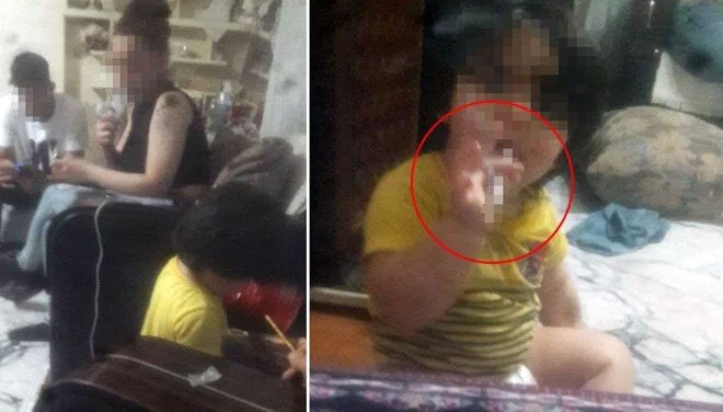 2 yaşındaki bebeğine sigara içiren anne için yakalama kararı