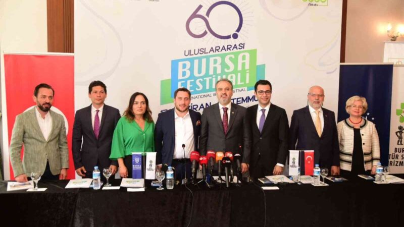 Bursa’ya ünlü akını! 60. Uluslararası Bursa Festivali başlıyor… Bursa 60. Uluslararası Bursa Festivali 12 Haziran’da başlayıp, 7 Temmuz’da