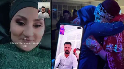 Damat kendi düğününe online katıldı! Tam 8 saat sürdü