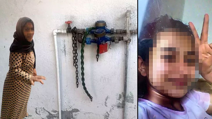 Evden kaçıp dilenen 13 yaşındaki kızını zincire vurdu Evden kaçıp dilenen 13 yaşındaki kızını zincire vurdu